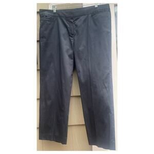 Lafayette 148 Navy Stretch Slacks/Pants - Size 14